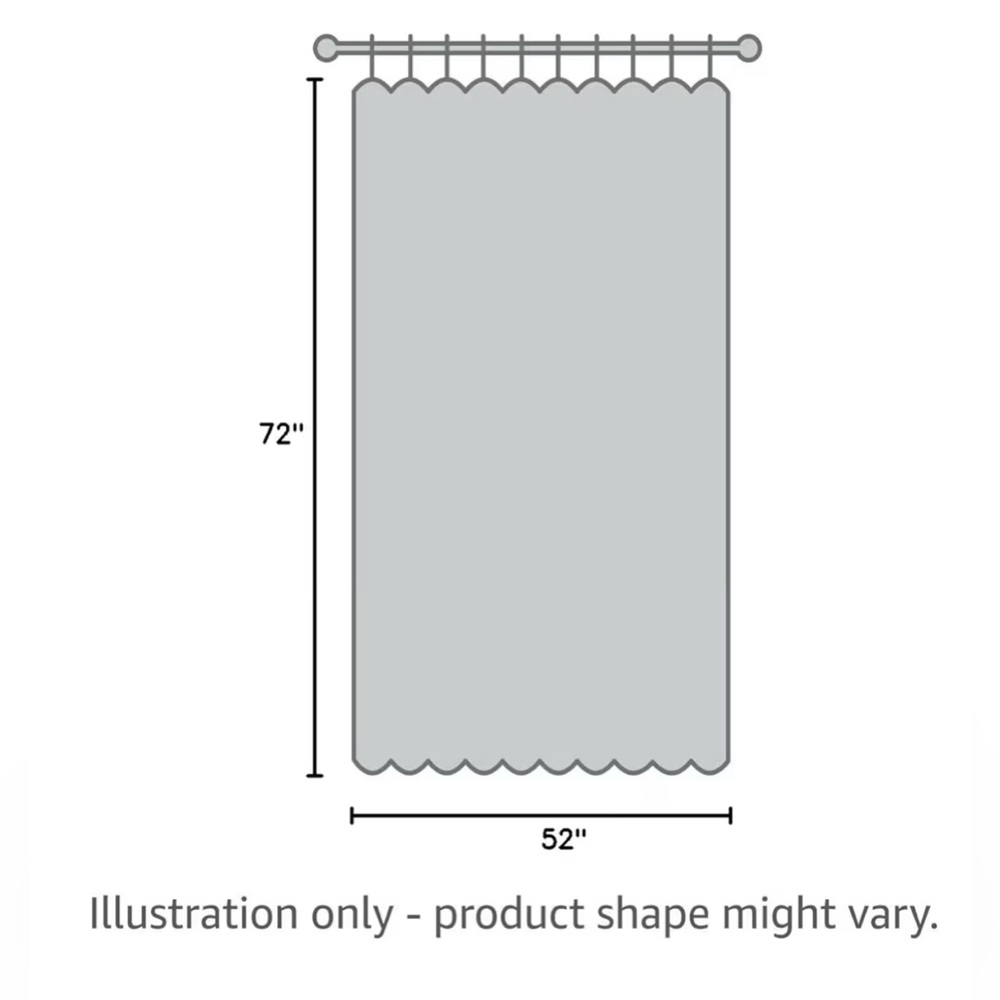 White Linen Curtains - 2 Panels ⭐️ 2 sets available price is PER SET - Picture 7 of 13